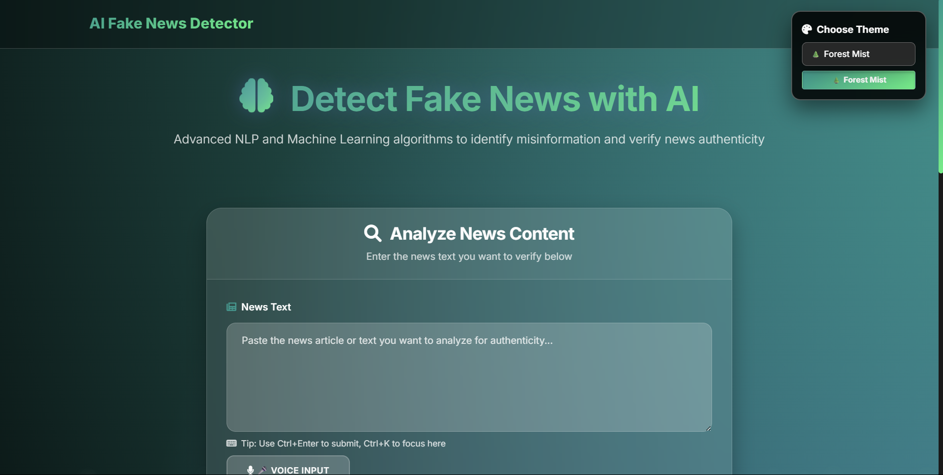 AI Fake News Detector
