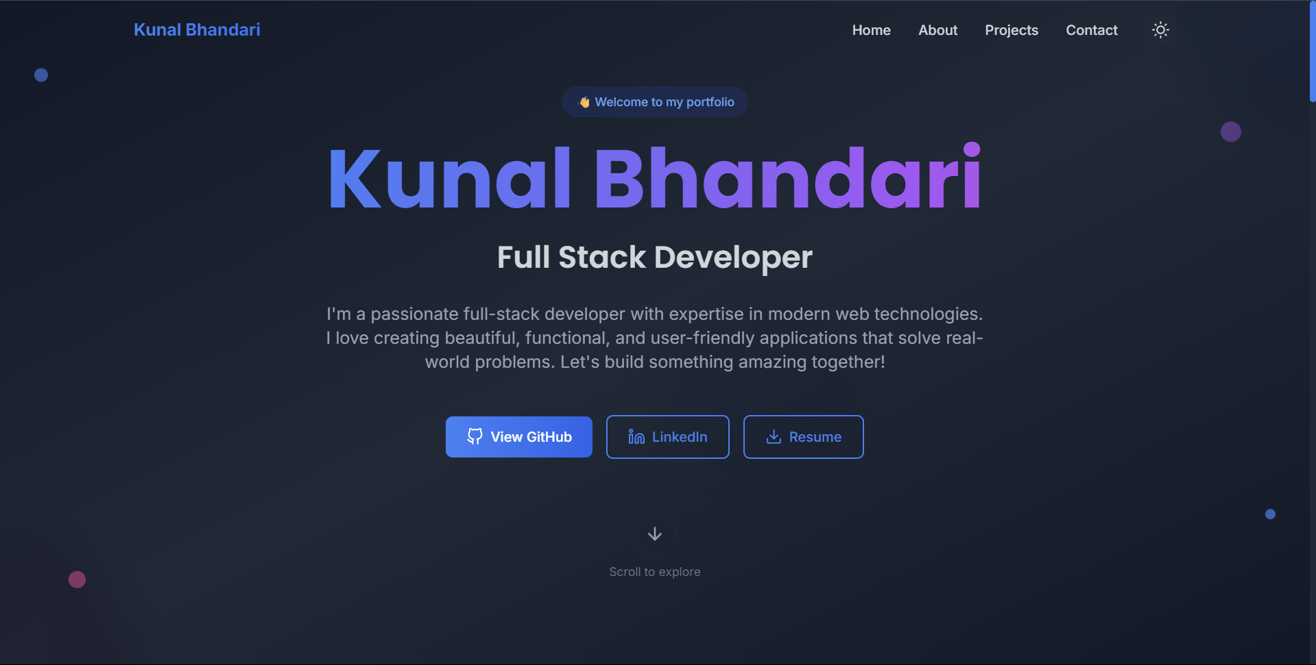 Portfolio Website